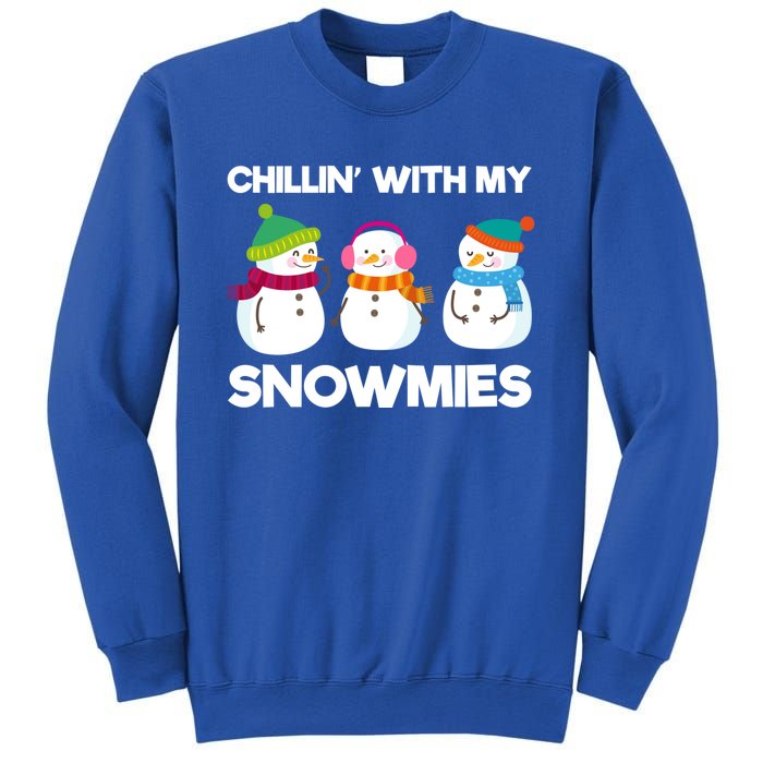 Chillin' With My Snowmies Gift Sweatshirt