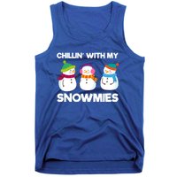 Chillin' With My Snowmies Gift Tank Top