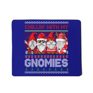 Chillin With My Gnomies Ugly Gnome In Red Christmas Gift Meaningful Gift Mousepad