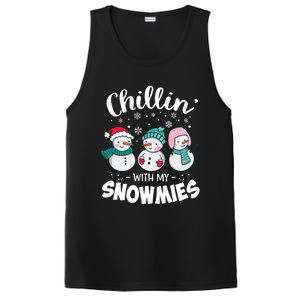 Chillin With My Snowmie Christmas Snow Teacher Snow Gift PosiCharge Competitor Tank