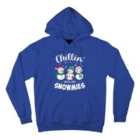 Chillin With My Snowmie Christmas Snow Teacher Snow Gift Hoodie