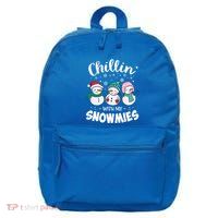 Chillin With My Snowmie Christmas Snow Teacher Snow Gift 16 in Basic Backpack