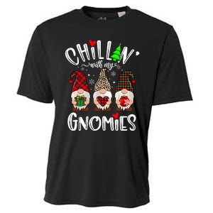 Chillin With My Gnomies Christmas Gnome Family Matching Xmas Cooling Performance Crew T-Shirt