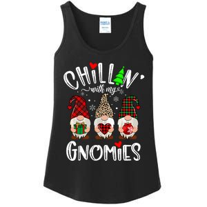 Chillin With My Gnomies Christmas Gnome Family Matching Xmas Ladies Essential Tank