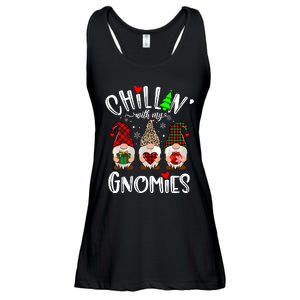 Chillin With My Gnomies Christmas Gnome Family Matching Xmas Ladies Essential Flowy Tank