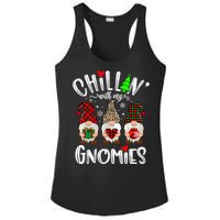 Chillin With My Gnomies Christmas Gnome Family Matching Xmas Ladies PosiCharge Competitor Racerback Tank