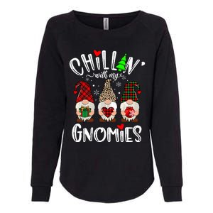 Chillin With My Gnomies Christmas Gnome Family Matching Xmas Womens California Wash Sweatshirt