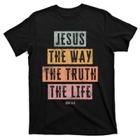 Christian Women Men Kids Jesus The Way Truth Life T-Shirt