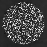 Curse Word Mandala Graphic Adult Drive Performance Visor