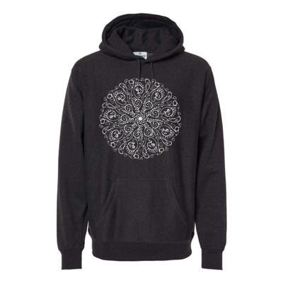 Curse Word Mandala Graphic Premium Hoodie