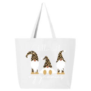 Chillin With My Gnomies Leopard Print Gnomes S Cool Gift 25L Jumbo Tote