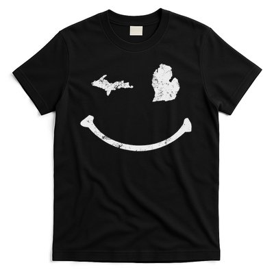 Cute Winking Michigan Mi Native Michigander Gift T-Shirt