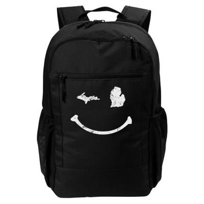 Cute Winking Michigan Mi Native Michigander Gift Backpack