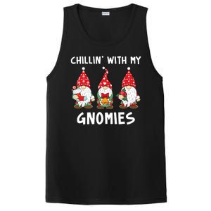 Chillin With My Gnomies Christmas Holiday PosiCharge Competitor Tank