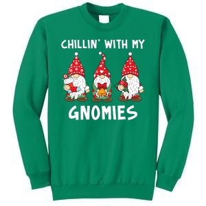 Chillin With My Gnomies Christmas Holiday Sweatshirt