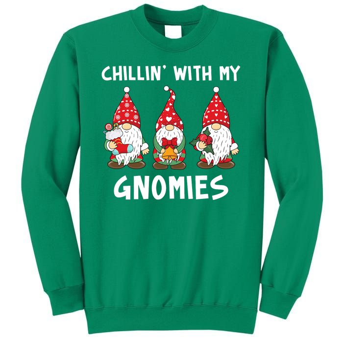 Chillin With My Gnomies Christmas Holiday Sweatshirt