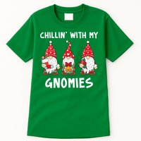 Chillin With My Gnomies Christmas Holiday Tall T-Shirt