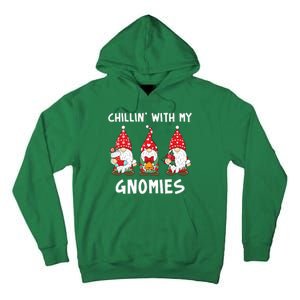 Chillin With My Gnomies Christmas Holiday Tall Hoodie