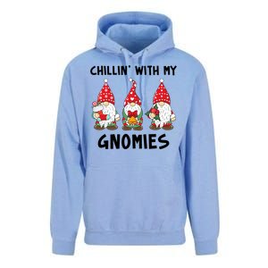 Chillin With My Gnomies Christmas Holiday Unisex Surf Hoodie