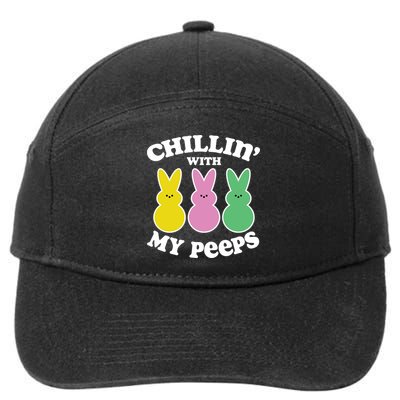 Chillin With My Peeps 7-Panel Snapback Hat