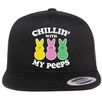 Chillin With My Peeps Flatbill Hat