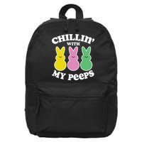 Chillin With My Peeps 16 in Basic Backpack