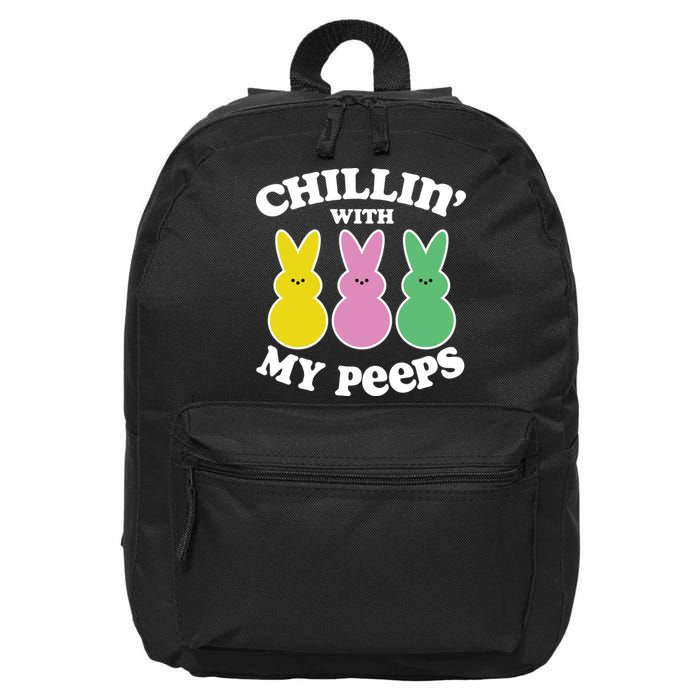 Chillin With My Peeps 16 in Basic Backpack
