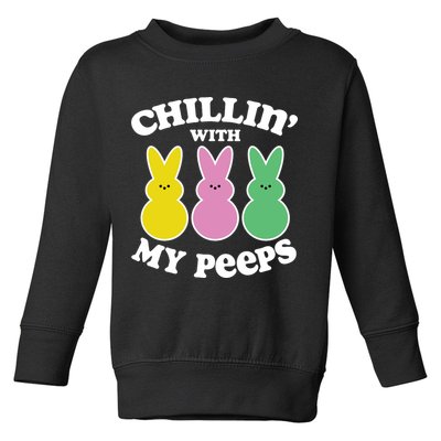 Chillin With My Peeps Toddler Sweatshirt