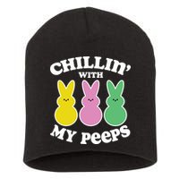 Chillin With My Peeps Short Acrylic Beanie