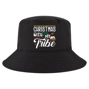 Christmas With My Tribe Red Plaid Family Matching Outfit Gift Cool Comfort Performance Bucket Hat