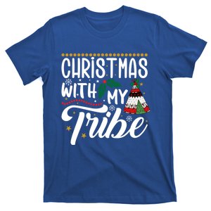 Christmas With My Tribe Red Plaid Family Matching Outfit Gift T-Shirt