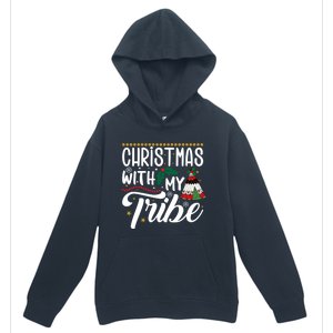 Christmas With My Tribe Red Plaid Family Matching Outfit Gift Urban Pullover Hoodie