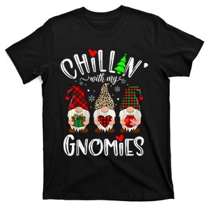 Chillin With My Gnomies Christmas Gnome Family Matching Xmas T-Shirt