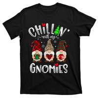 Chillin With My Gnomies Christmas Gnome Family Matching Xmas T-Shirt