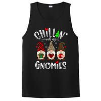 Chillin With My Gnomies Christmas Gnome Family Matching Xmas PosiCharge Competitor Tank