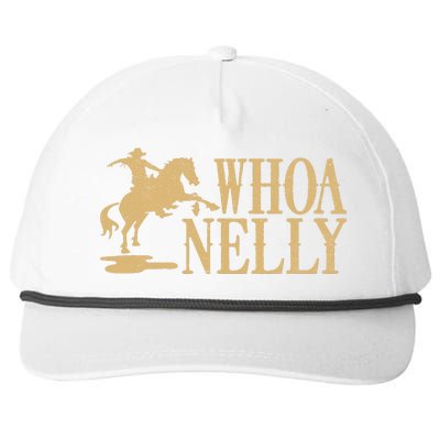 Casual Whoa Nelly Horse Country Snapback Five-Panel Rope Hat