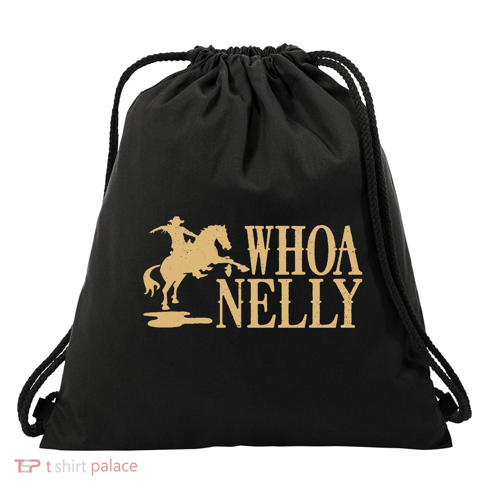 Casual Whoa Nelly Horse Country Drawstring Bag