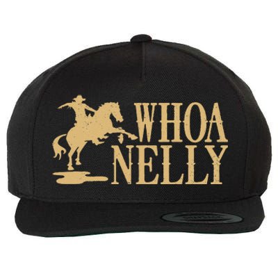 Casual Whoa Nelly Horse Country Wool Snapback Cap