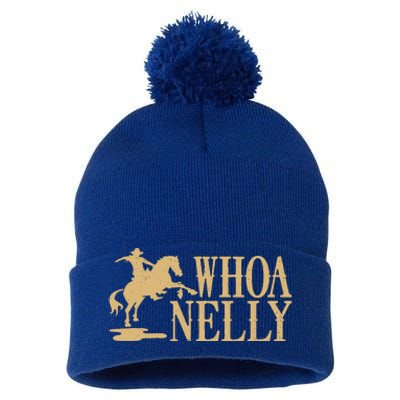 Casual Whoa Nelly Horse Country Pom Pom 12in Knit Beanie