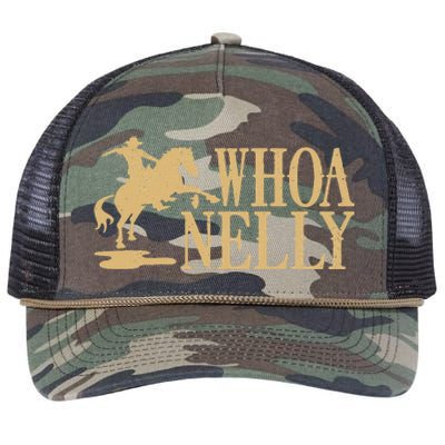 Casual Whoa Nelly Horse Country Retro Rope Trucker Hat Cap