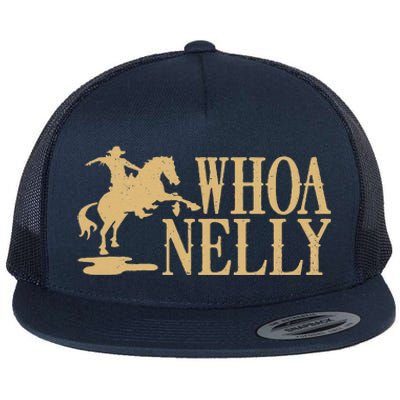 Casual Whoa Nelly Horse Country Flat Bill Trucker Hat