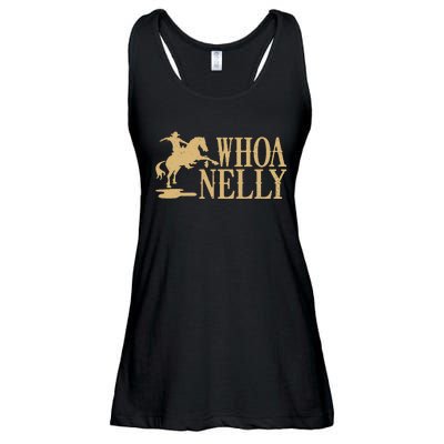 Casual Whoa Nelly Horse Country Graphic Ladies Essential Flowy Tank