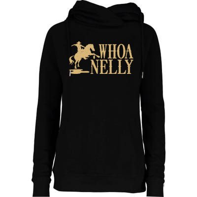 Casual Whoa Nelly Horse Country Graphic Womens Funnel Neck Pullover Hood