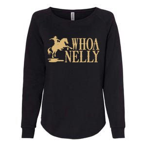 Casual Whoa Nelly Horse Country Graphic Womens California Wash Sweatshirt