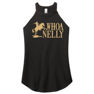 Casual Whoa Nelly Horse Country Graphic Women's Perfect Tri Rocker Tank