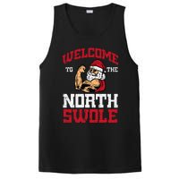 Christmas Welcome North Swole Xmas Muscle Gym PosiCharge Competitor Tank