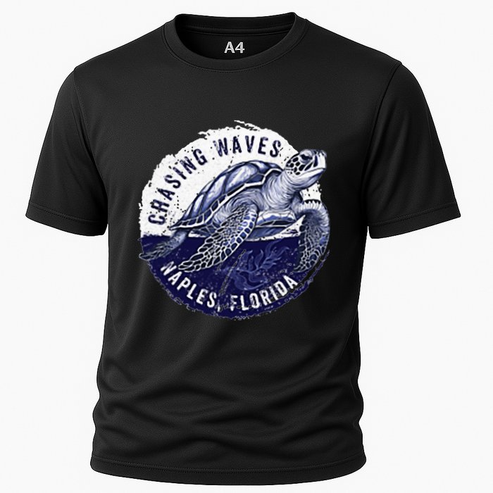Chasing Waves Naples Florida Cooling Performance Crew T-Shirt