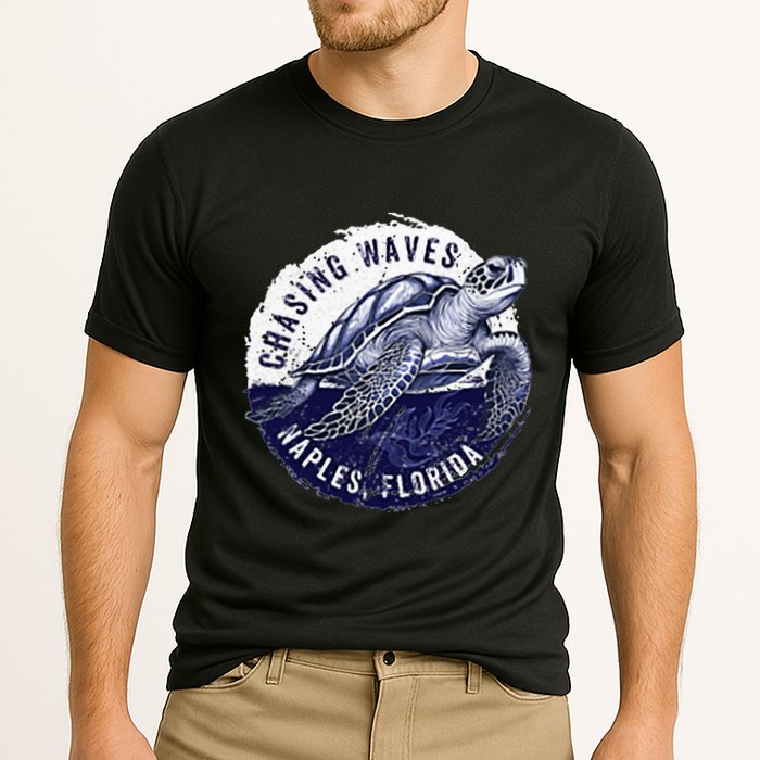 Chasing Waves Naples Florida Cooling Performance Crew T-Shirt