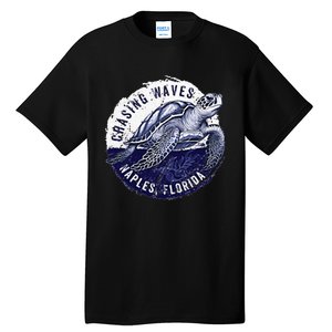 Chasing Waves Naples Florida Tall T-Shirt