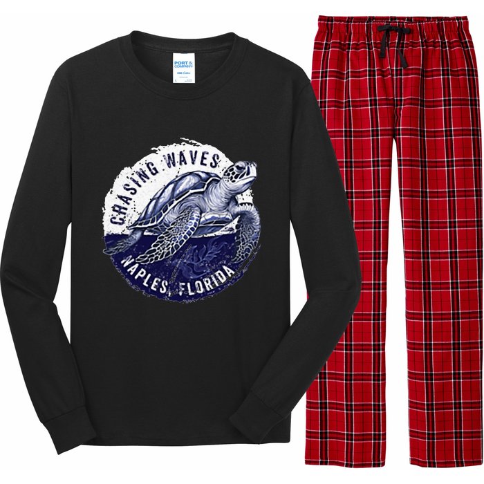 Chasing Waves Naples Florida Long Sleeve Pajama Set